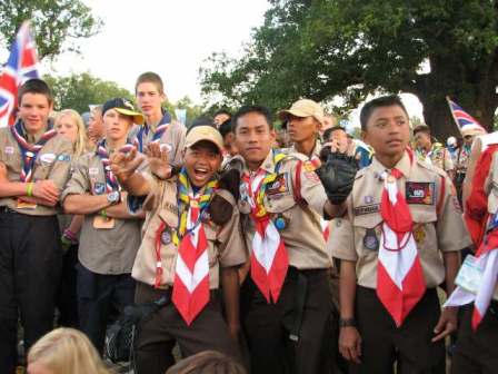 ragazzi al Jamboree