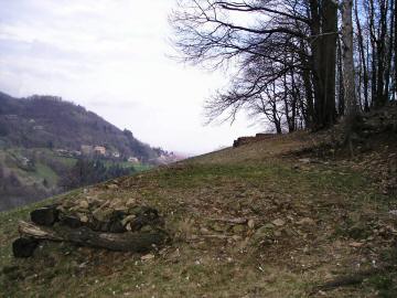 vista verso Sordevolo, dalla Foriaschetta