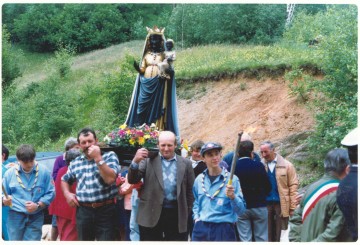 10 anni fa la Madonna di Oropa a Bagneri