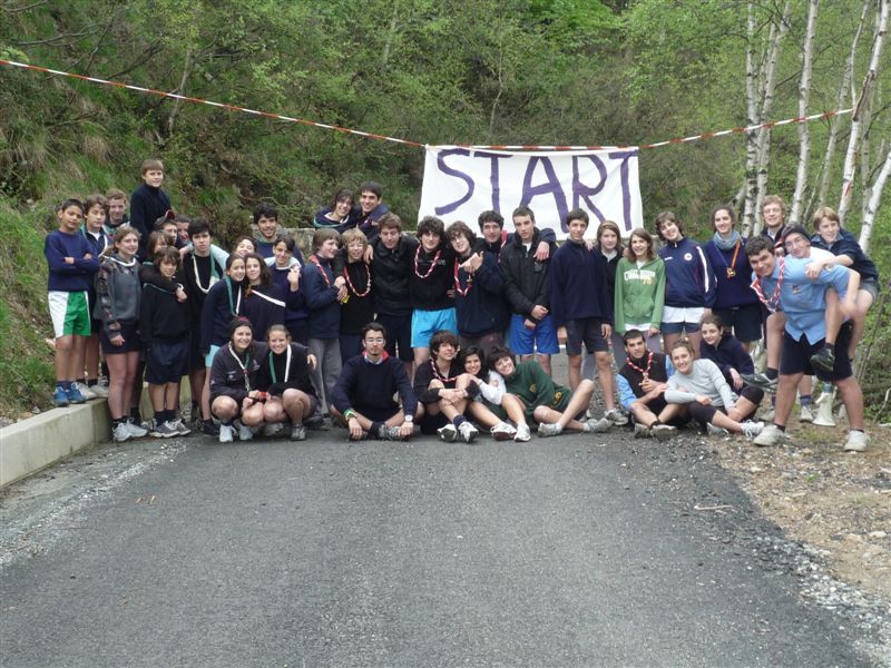 gruppo alla partenza
